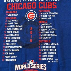 Majestic Chicago Cubs 2016 National League Champs T-Shirt